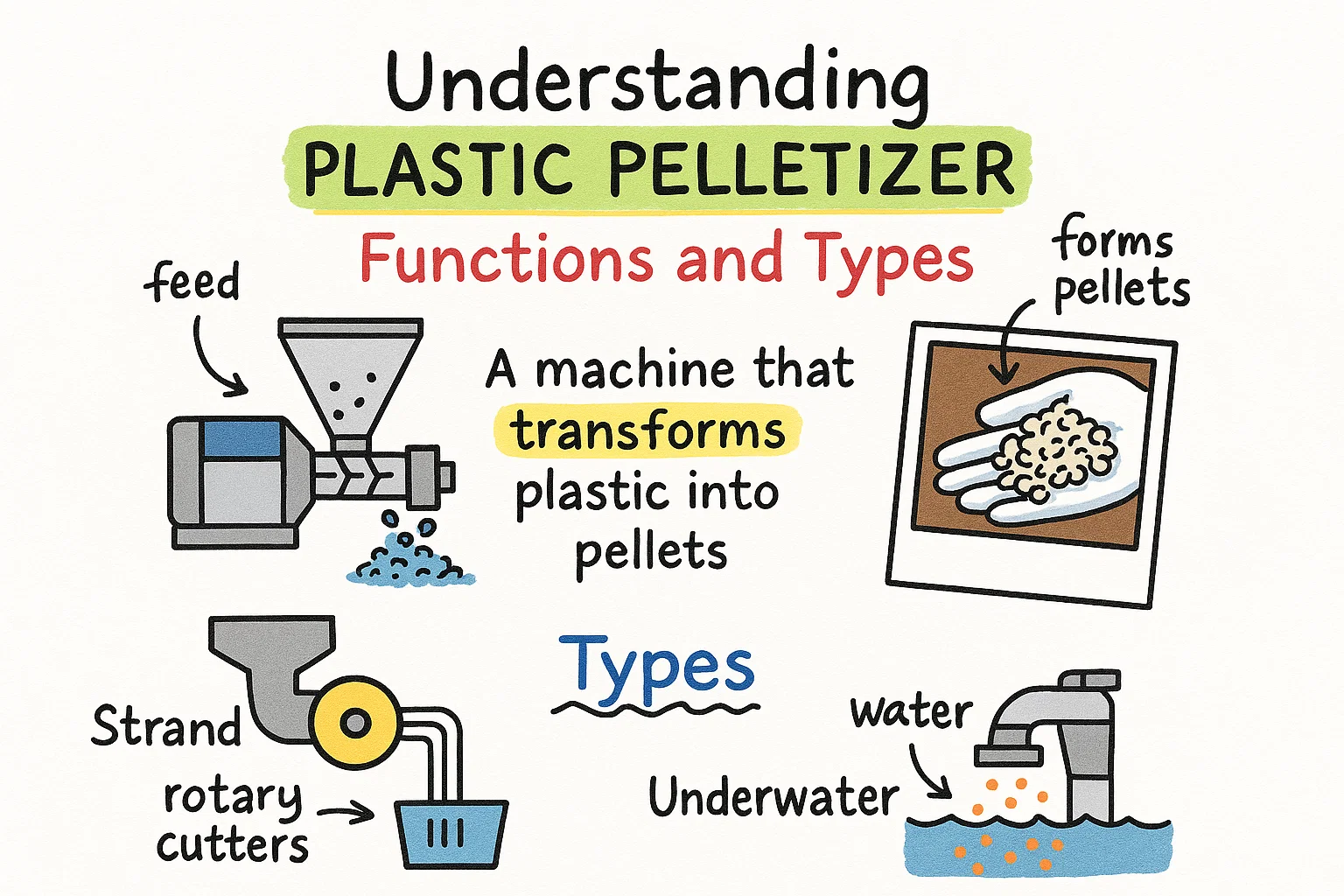 Understanding Plastic Pelletizer: Functions and Types