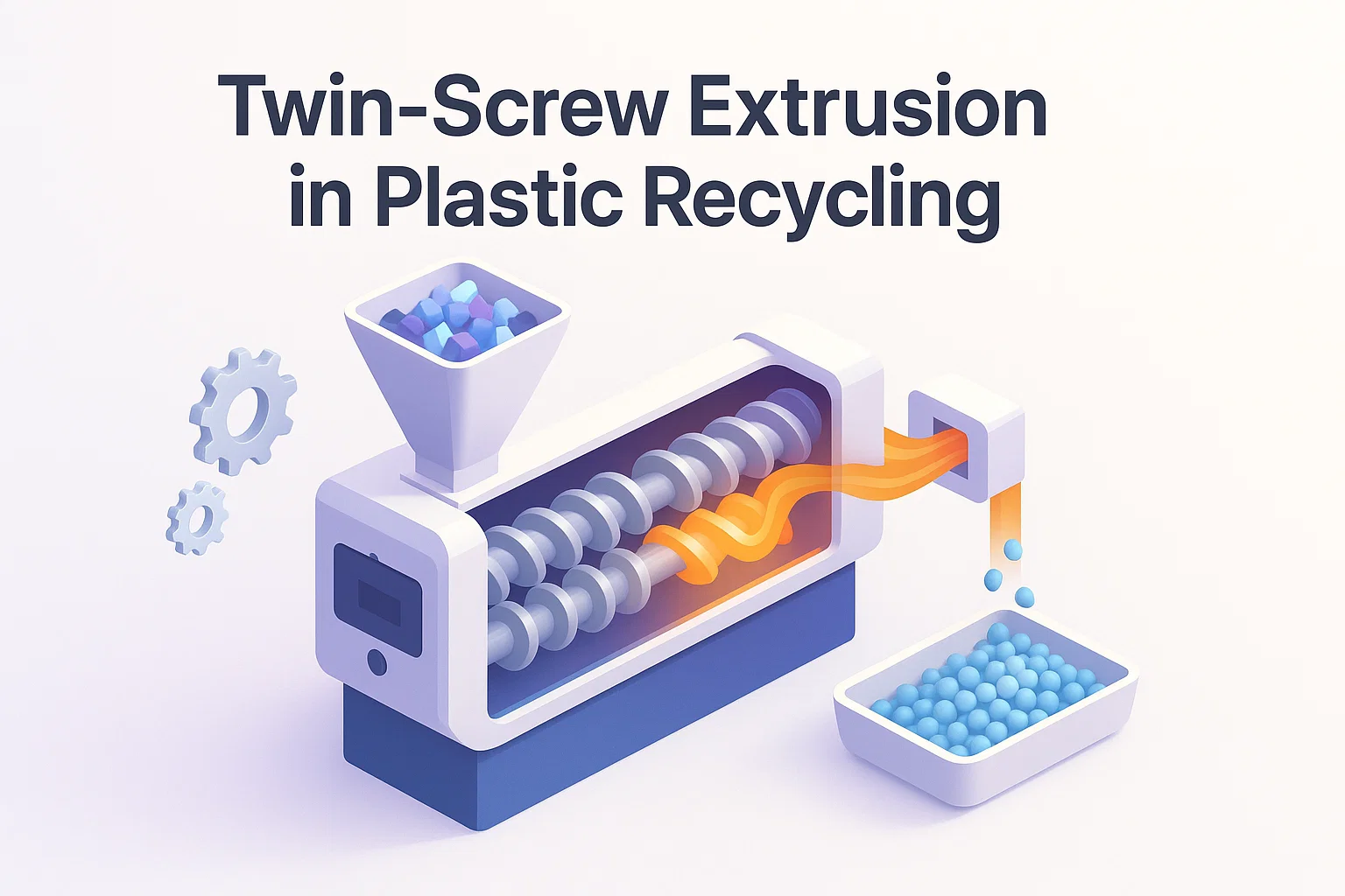 Application and Advantage of Twin-Screw Extruder in Plastic Recycling