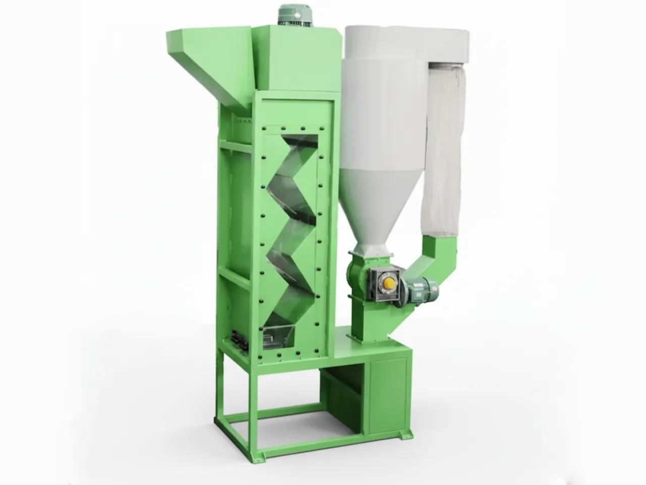 zig-zag air classifier