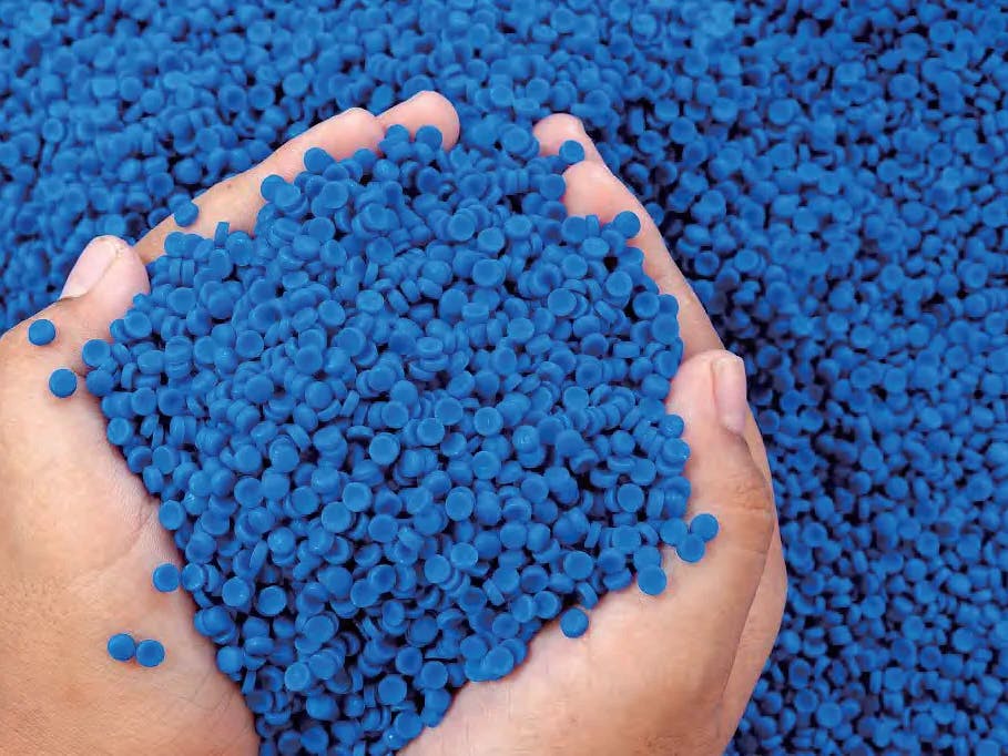 High-quality recycled HDPE pellets