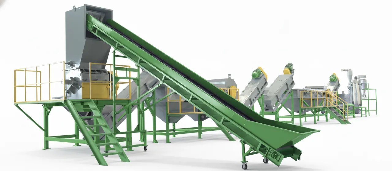 Rigid plastic washing equipment