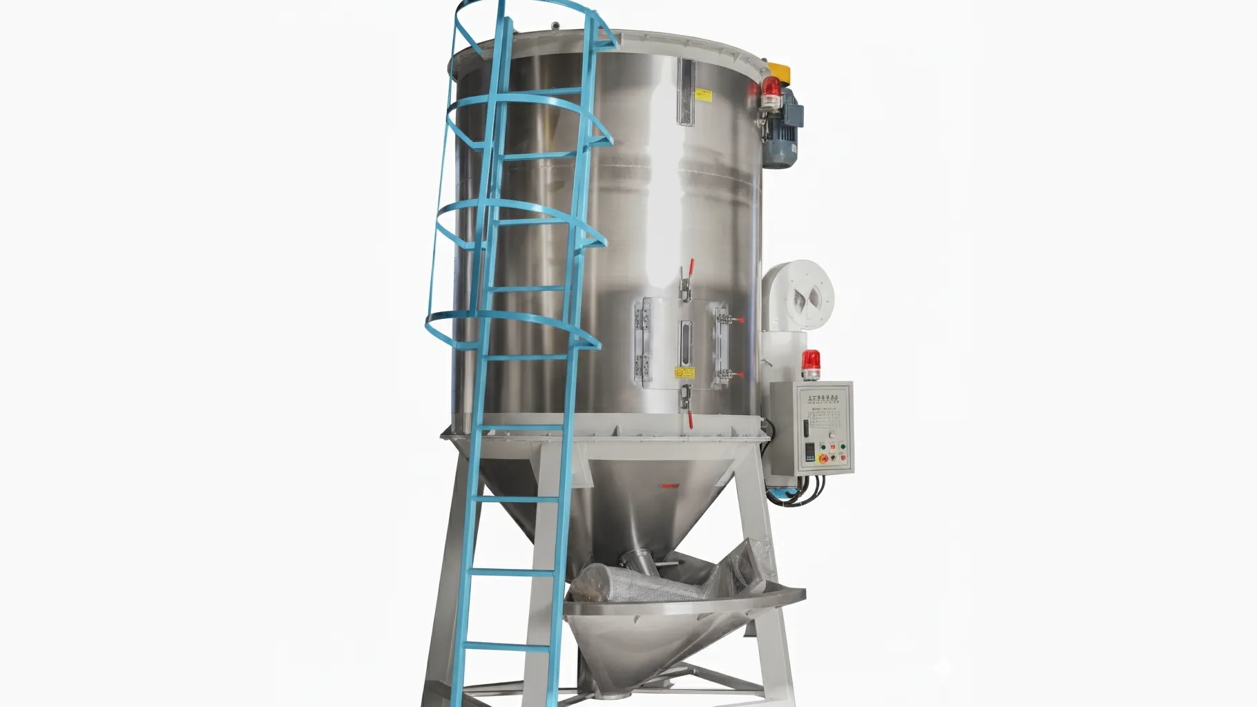 Vertical mixing dryer equipment